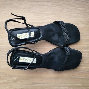 Vintage Merona Beaded Strappy y2k Sandals size 7.5